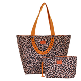 Borsa mare L+Busta Catena Leo Arancione di Camomilla Milano Cod.22632