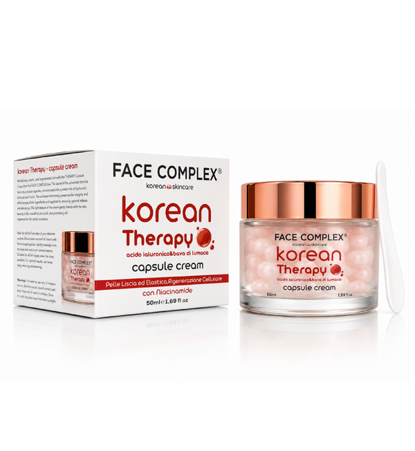 Face complex Korean Therapy capsule cream ACIDO IALURONICO&BAVA DI LUMACA 50ML