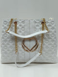 Borsa love to love LO383 bianco/ beige