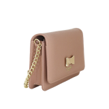 Borsa / portafoglio nice office  di camomilla Milano rosa/ taupe/ nero/ rosso