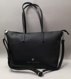 borsa a spalla/ tracolla donna di beverly hills polo club bh-3270 bianco/ nero/ giallo/ blu