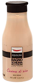 Bagnoschiuma Donna AQUOLINA - pelle sublime crema di riso – Bagus Parfum