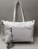 borsa a spalla/ tracolla donna di beverly hills polo club bh-3270 bianco/ nero/ giallo/ blu