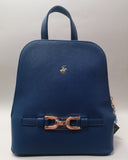 zaino donna di beverly hills polo club bh-3293 nero, blu, bianco