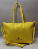 borsa a spalla/ tracolla donna di beverly hills polo club bh-3270 bianco/ nero/ giallo/ blu