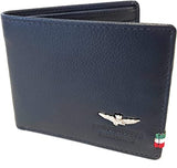 Aeronautica Militare Portafoglio uomo piccolo AM100 vera pelle