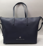 borsa a spalla/ tracolla donna di beverly hills polo club bh-3270 bianco/ nero/ giallo/ blu