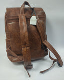 Zaino Unisex linea Gemir Cuoio con patta