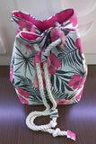 Sacca mare di camomilla milano cod.55490 corallo/ fucsia