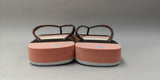 Flip flop ice marrone/ rosa di camomilla milano