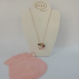 Byba Bijoux Collana con Fiore Swarovski