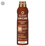 Ecran sun care bronzea spf 30 olio protettivo spray 250 ml