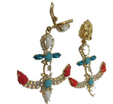 ORECCHINI TRIK BIJOUX ART CO13 PENDENTI MULTICOLOR