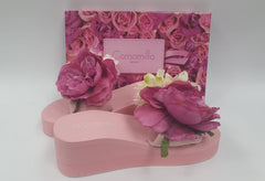 Ciabatte Camomilla Con zeppa colore Rosa CAM49641 – Bagus