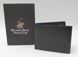 Portafoglio uomo di beverly hills polo club bh-1364  grande moro/ nero