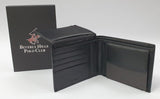 Portafoglio uomo di beverly hills polo club bh-1364  grande moro/ nero