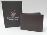 Portafoglio uomo di beverly hills polo club bh-1364  grande moro/ nero