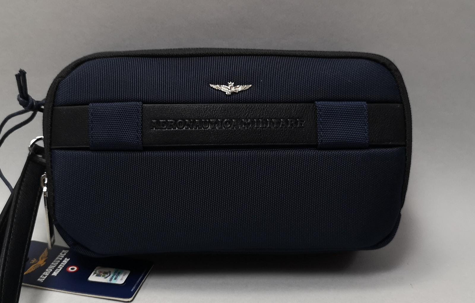 Borsello Uomo Aeronautica Militare Borsello Uomo A Tracolla Medium In Pelle Thunder- Aeronautica Militare