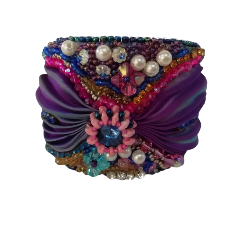 Byba Bijoux Bracciale rigido senza Chiusura in seta