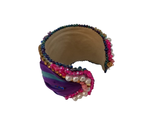 Byba Bijoux Bracciale rigido senza Chiusura in seta