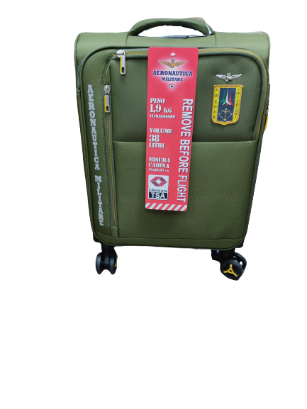Aeronautica Militare Trolley Semi Rigido AM210/55 Verde