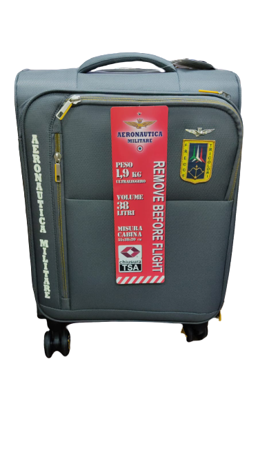 Aeronautica Militare Trolley Semi Rigido AM210/55 Grigio