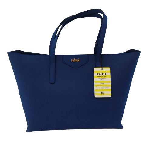 Nini Borsa Shopping Colore Blu