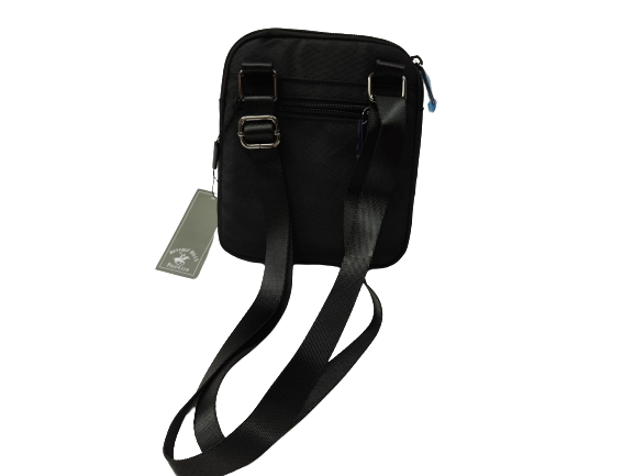 Beverly Hills Polo Club Borsello Da Uomo BH1370 Piccolo Nero/ blu