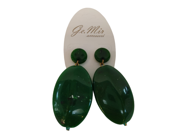 GEMIR - Resina Pendenti - Verde Scuro