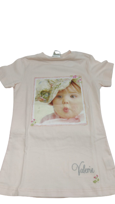 Maglia Estiva per Bambini - VALERIE - Rosa Salmone - Size M