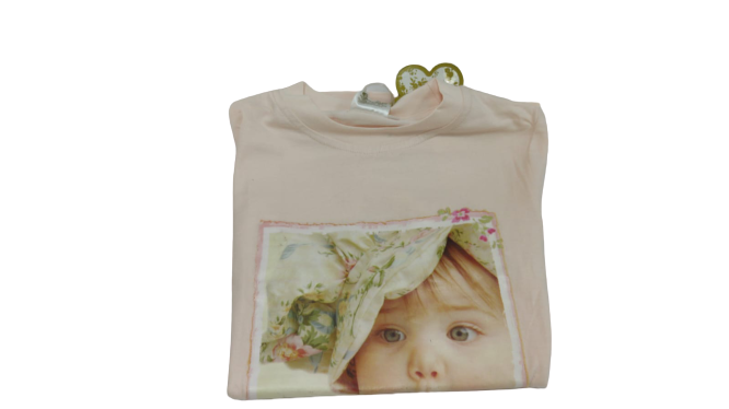 Maglia Estiva per Bambini - VALERIE - Rosa Salmone - Size M