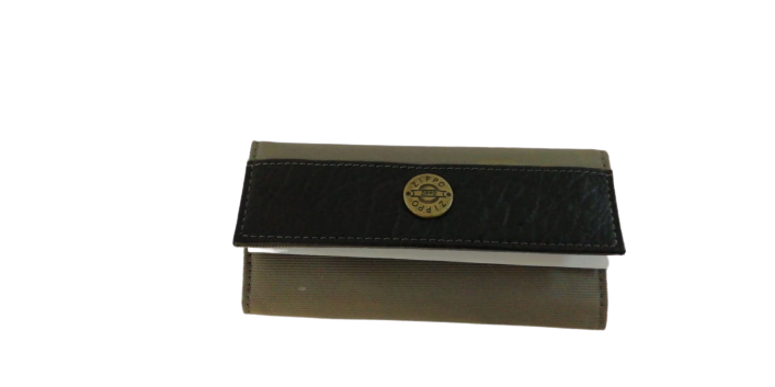 Portachiavi Uomo ZIPPO - Grigio Nero in Pelle