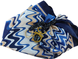 Foulard da Donna Con Cristalli neri - Blu Scuro/ Nero
