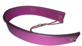 Cintura Donna in Pelle con Catene Oro TRIK BIJOUX - Viola / Nero