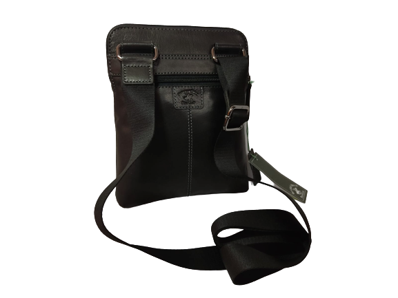 Borsello in Pelle Vera BEVERLY HILLS POLO CLUB -  BH380  Nero