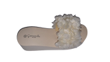Pantofole con Fiore da Donna CAMOMILLA MILANO - Sliders Hoya 45294 - Avorio