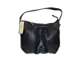 Borsa a Mano/Tracolla Donna PELLETTERIA VENETA - NAVY - D1540 - Blu Scuro