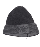 Cappello da Uomo TIRABASSO - Lana & Kashmir - Grigio Con Logo - 80TRB0239