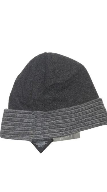Cappello da Uomo TIRABASSO - Lana & Kashmir - Grigio Con Logo - 80TRB0239