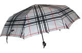 Ombrello Piccolo Unisex HAPPY RAIN DAY - Grey & White Umbrella - Grigio&Bianco 34022