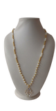 Collana di Perle con Ciondolo Forma Rombo GEMIR - Pearl Necklace