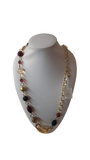 Collana di Catene + Pietre & Resina con Ciondolo  BYBA BIJOUX - Chain necklace with Pendant