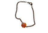 Braccialetto in Catena Oro o Argento con Pietra Swarovsky Colorati BYBA BIJOUX - Rosa , Verde Acqua , Bianco , Arancio