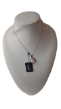 Girocollo con Strass & Ciondolo in Rosa GEMIR - Necklace Pink Strass Pendant