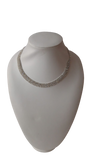 Girocollo Collana in Strass Argento Swarovsky GEMIR - Silver Necklace Strass