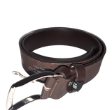 Cintura in Vera pelle MADE IN ITALY - Men's belt - Marrone