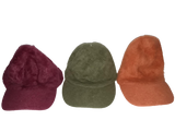 Cappello da donna MONICA NARDUCCI - Leather Cap Women - Arancio/Bordeaux/Verde 4536107