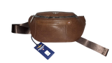 Marsupio in Pelle Uomo Aeronautica Militare - Marrone/Nero/ blu - AM-393