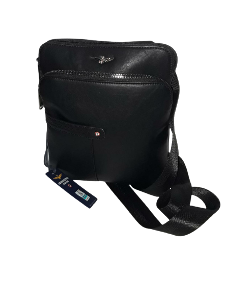 Borsa a Tracolla Uomo AERONAUTICA MILITARE - Nero/ Marrone AM-392