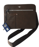 Borsa da lavoro Uomo AERONAUTICA MILITARE - Nero/Marrone AM-394